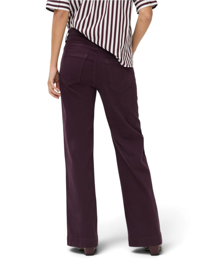 Bordeaux super stretch wide leg broek Brax