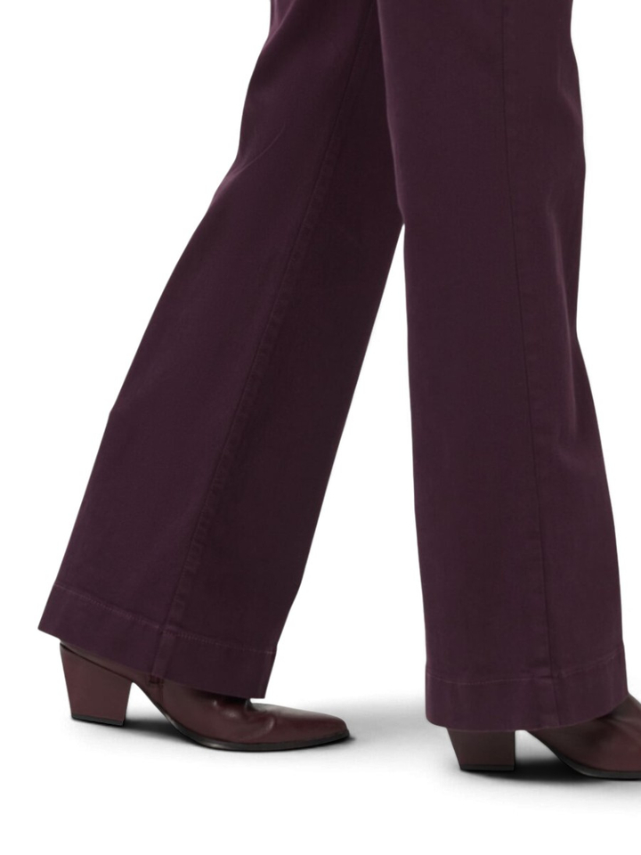 Bordeaux super stretch wide leg broek Brax