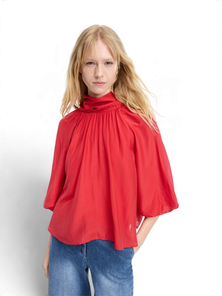 Rode blouse Calyppa Munthe