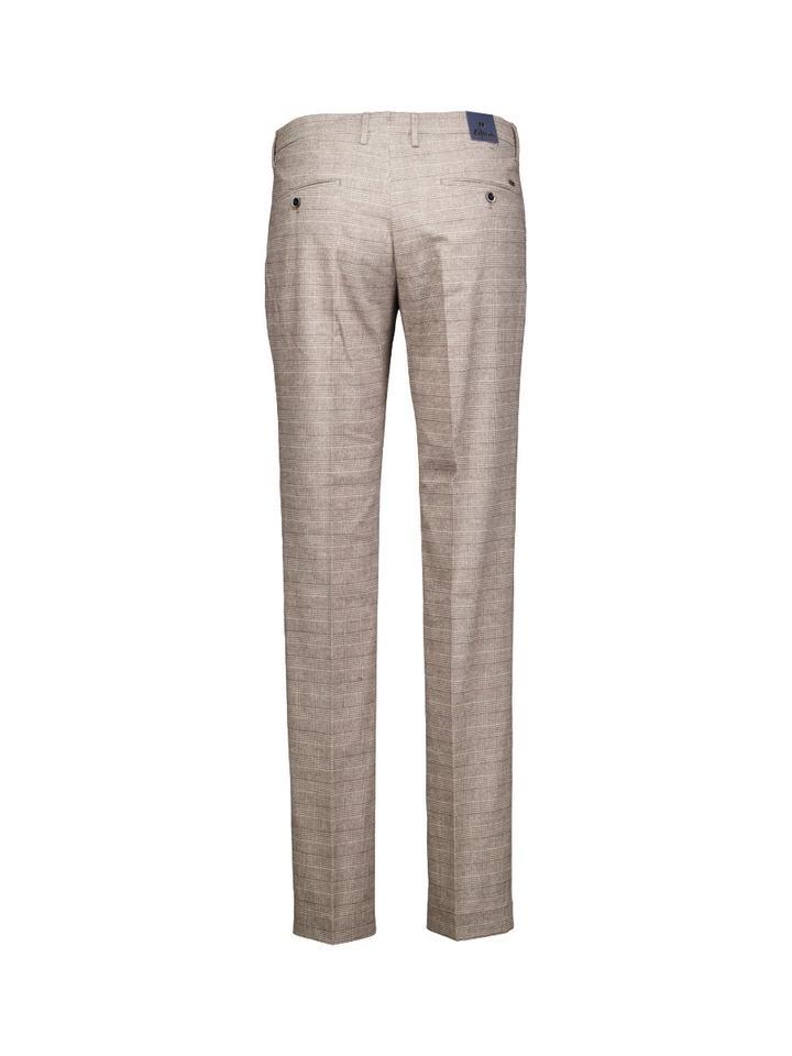 Beige geruiten broek Mauro Zilton 
