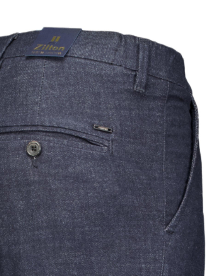 Donkerblauwe broek Evert Zilton