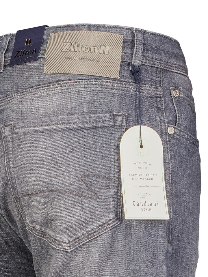 Grijze regular fit jeans Zilton 