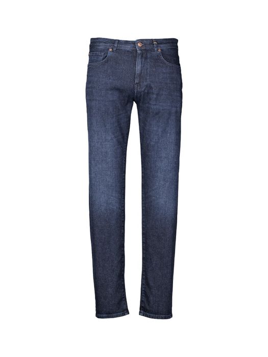 Blauwe regular fit jeans Zilton