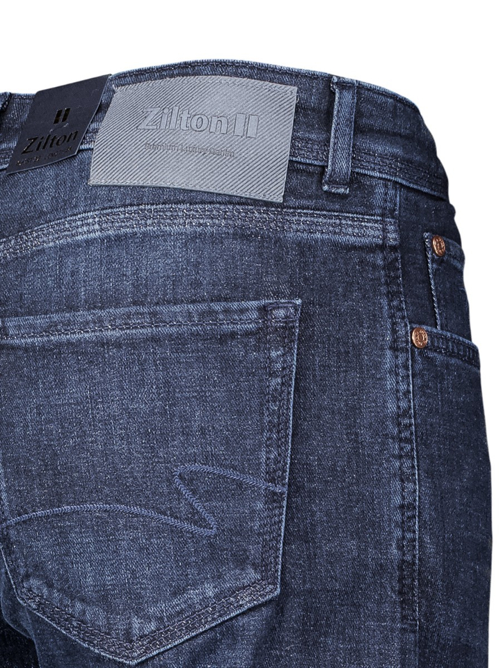 Blauwe regular fit jeans Zilton