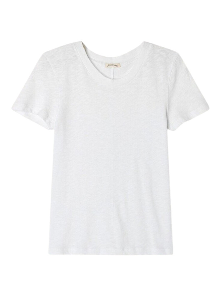 Witte katoenen T-shirt American Vintage 