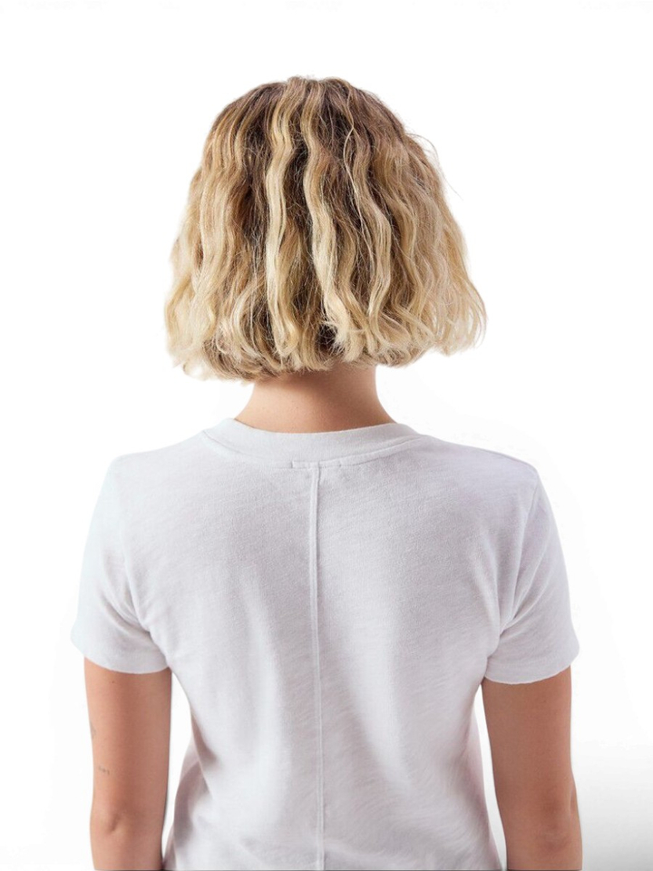 Witte katoenen T-shirt American Vintage 
