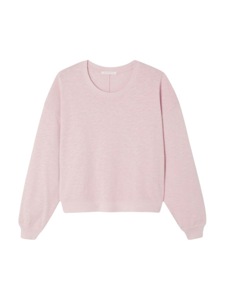 Lichtroze oversized katoenen T-shirt American Vintage 