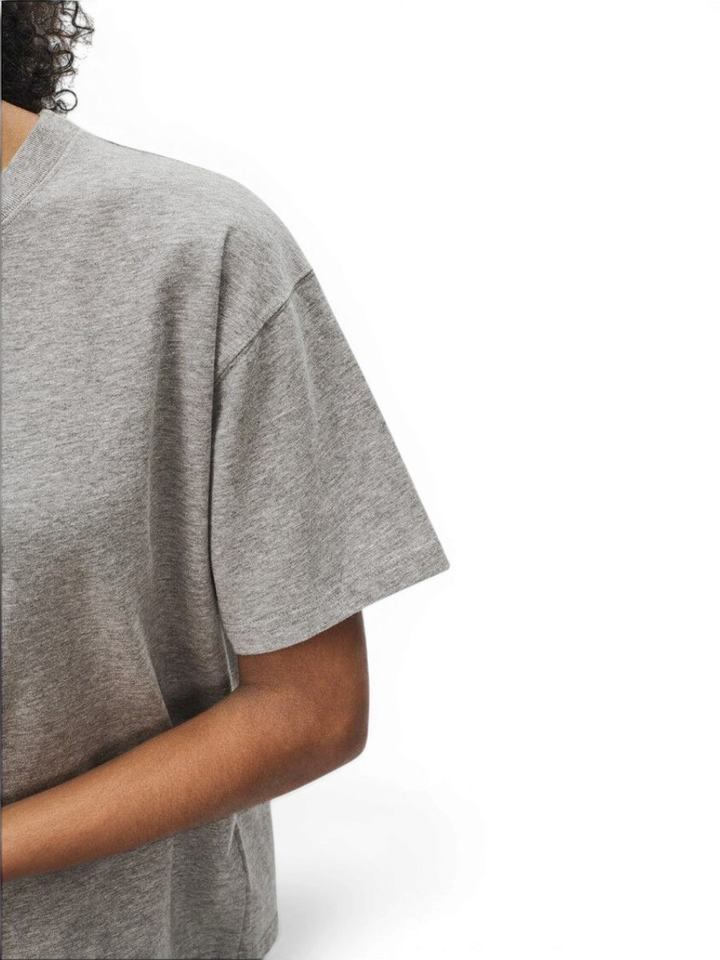 Grijze t-shirt American Vintage