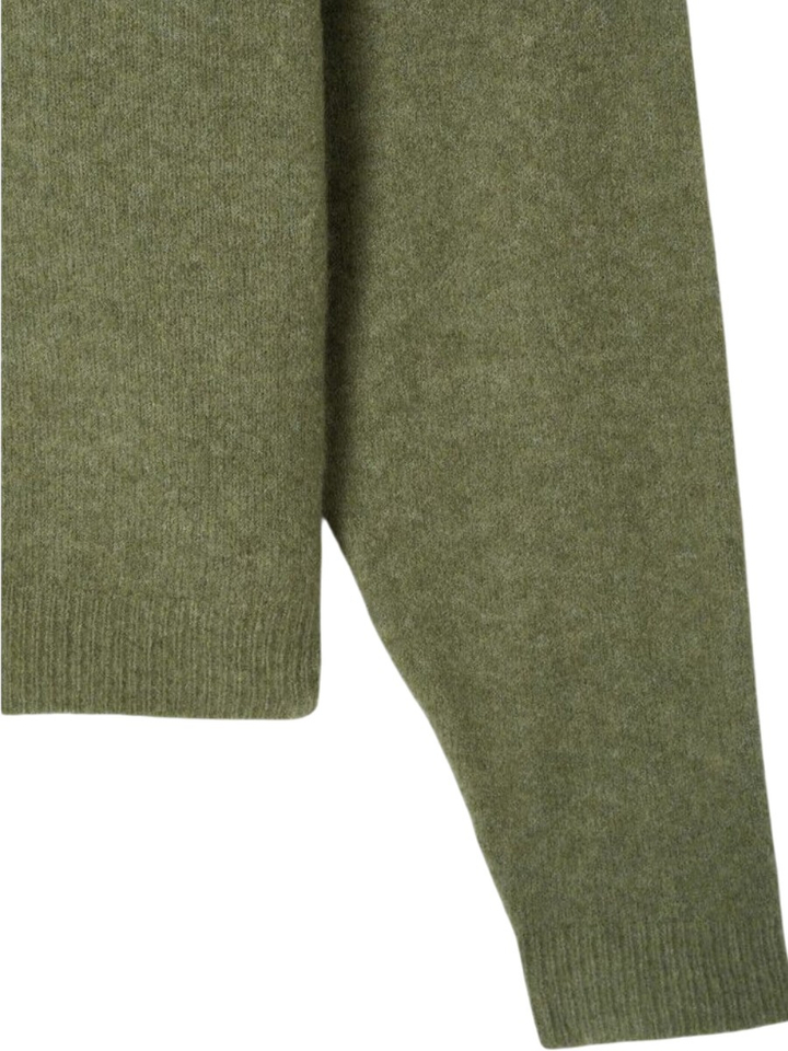 Kaki groene pull met boothals American Vintage 