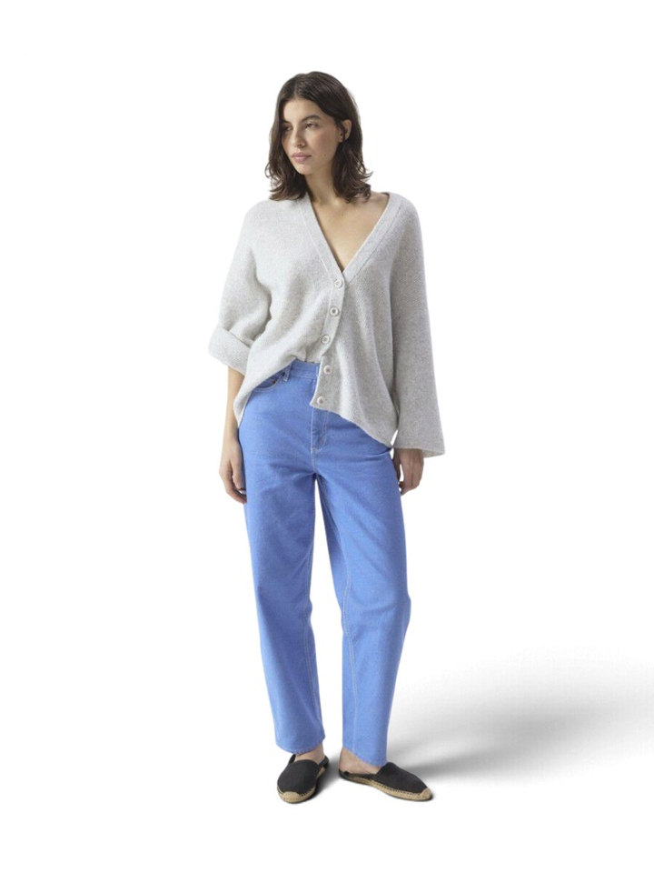 Grijze cardigan met knopen American Vintage