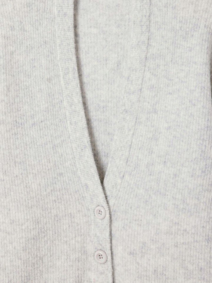 Grijze cardigan met knopen American Vintage
