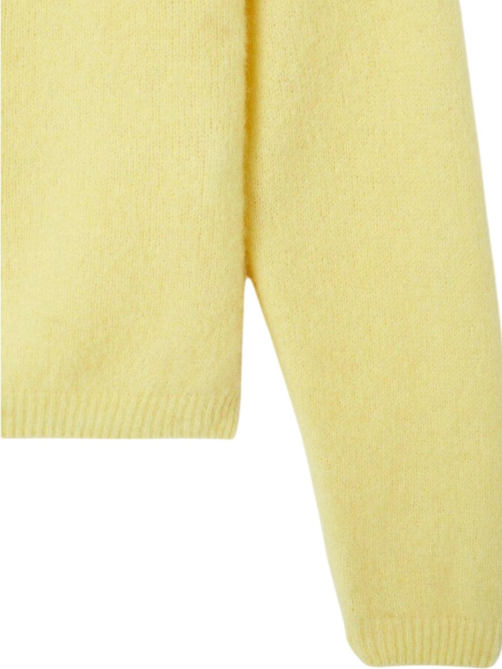 Gele gebreide cardigan American Vintage