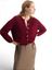 Bordeaux korte cardigan American Vintage 