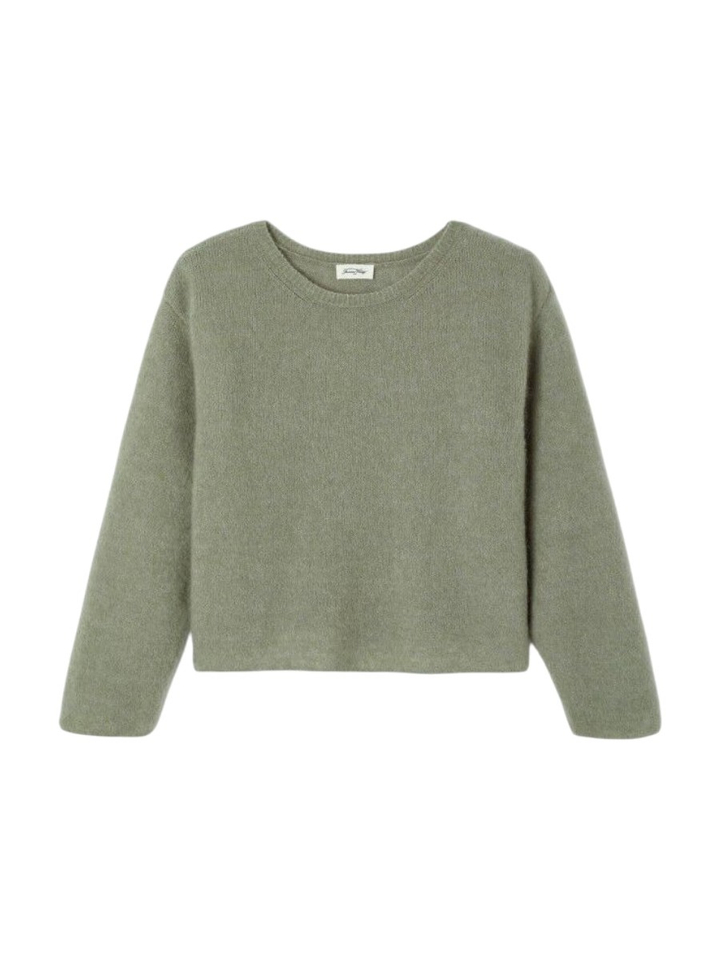 Groene gebreide pull American Vintage