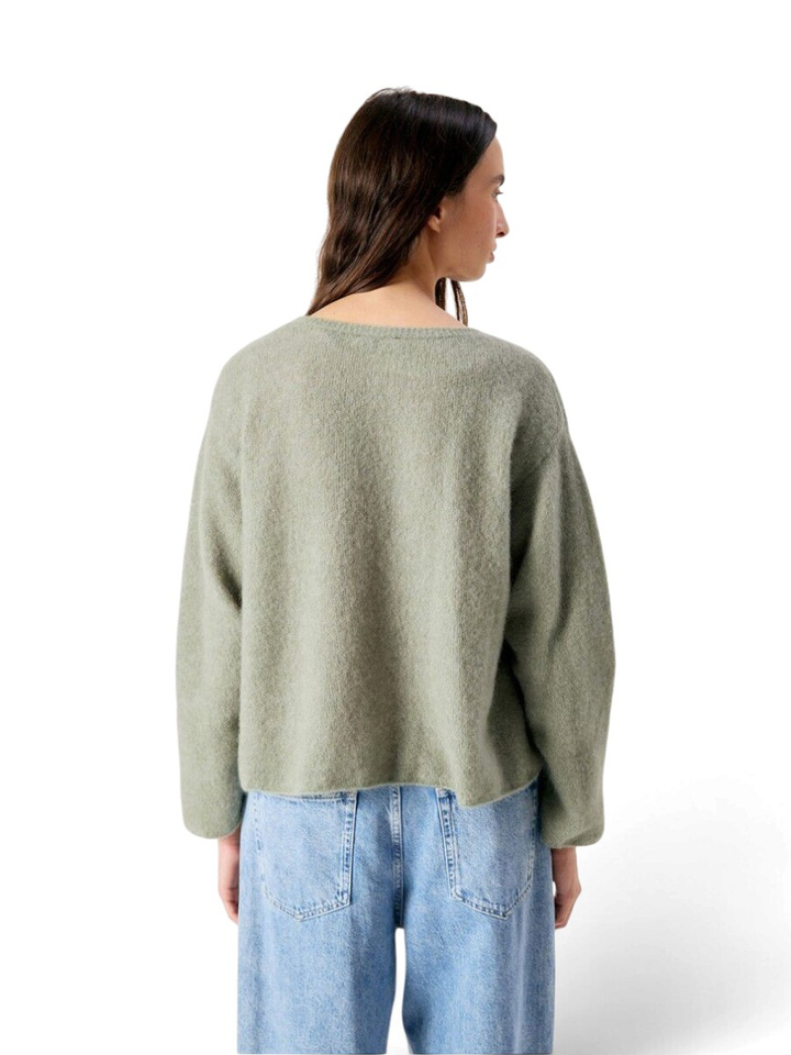 Groene gebreide pull American Vintage