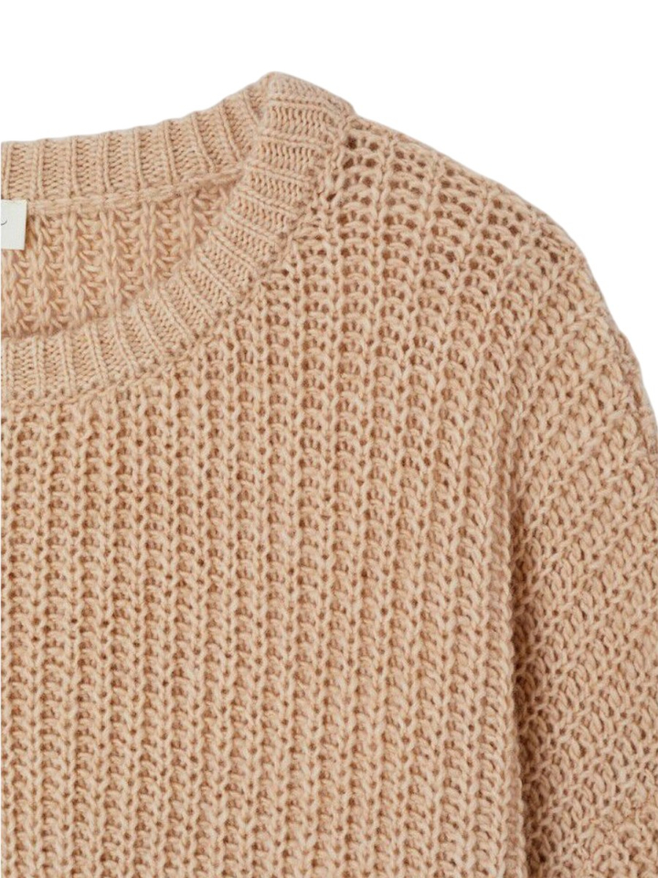 Beige wollen gebreide pull American Vintage