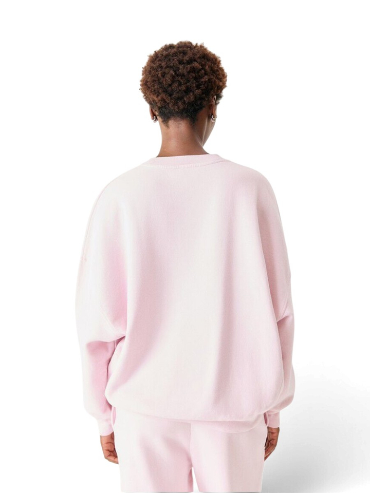 Roze sweater met logo American Vintage