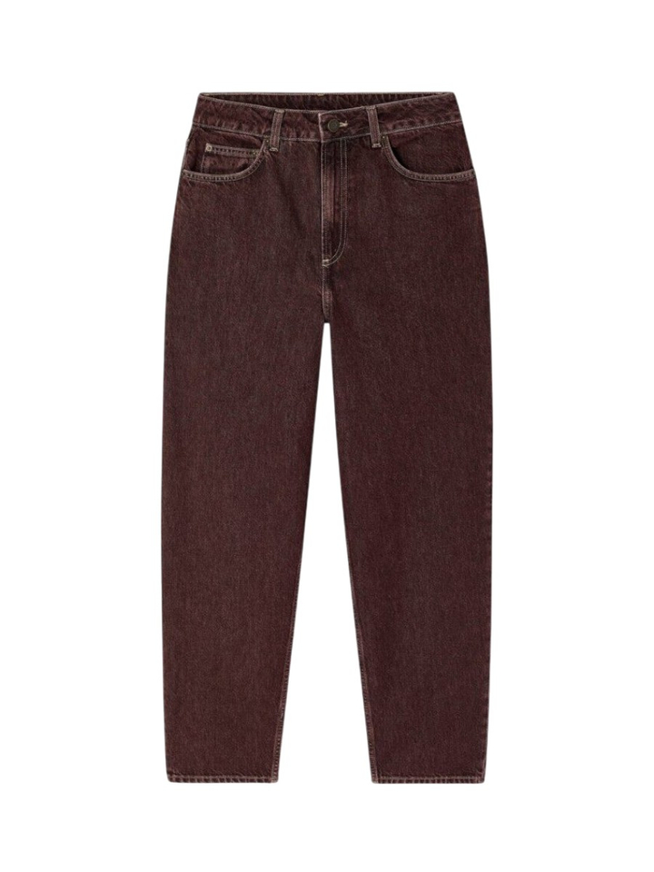 Bordeauxkleurige balloon jeans American Vintage 