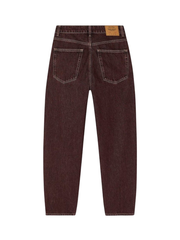 Bordeauxkleurige balloon jeans American Vintage 