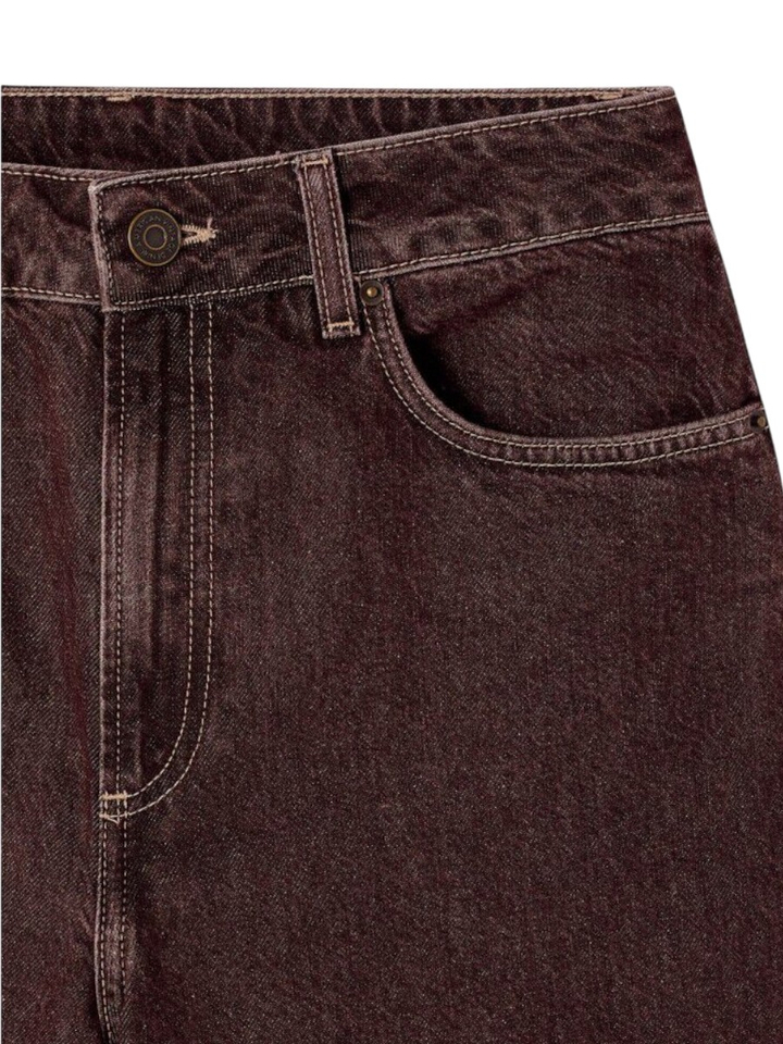Bordeauxkleurige balloon jeans American Vintage 