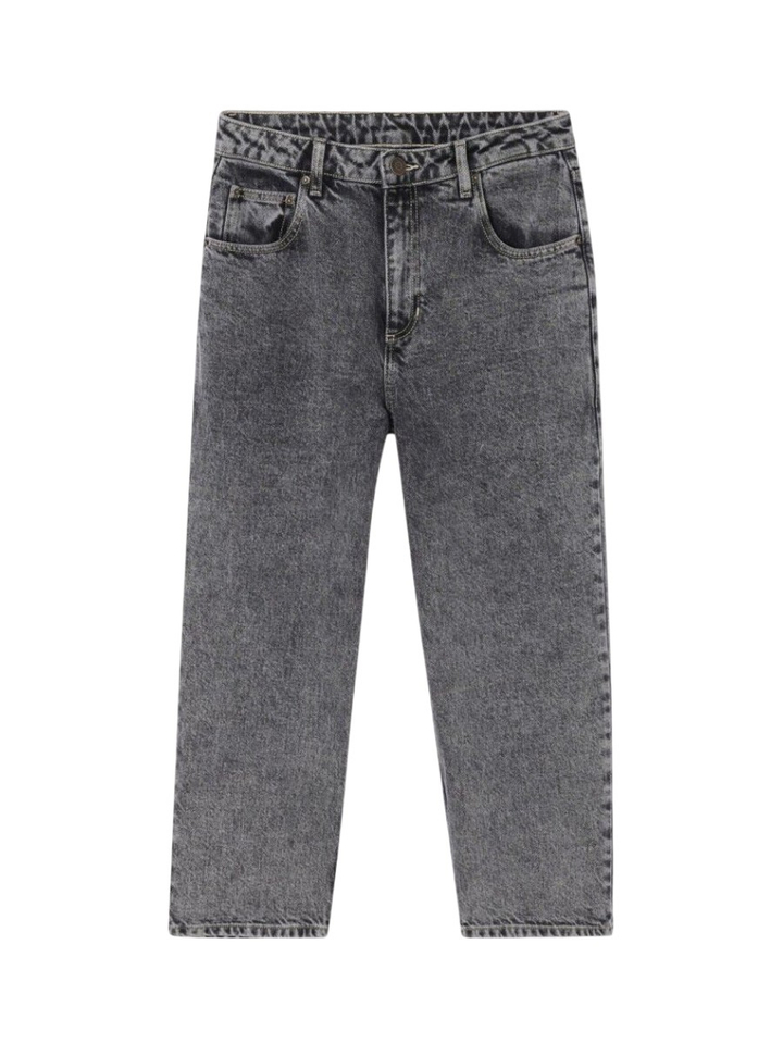 Grijze wijde boyfriend jeans American Vintage 