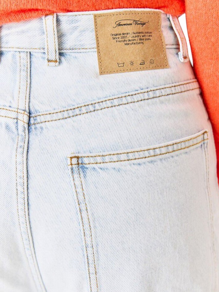 Lichtblauwe loose-fit jeans American Vintage 
