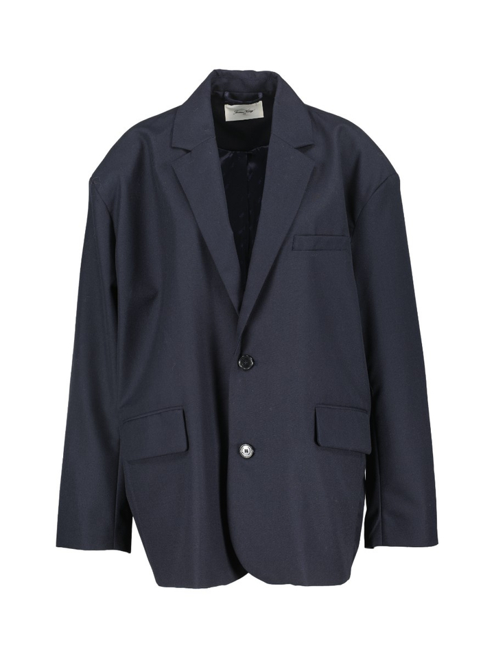 Blauwe oversized blazer American Vintage