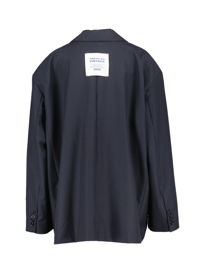 Blauwe oversized blazer American Vintage