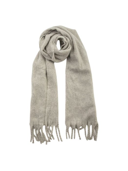 Grijze sjaal met ruffle detail American Vintage