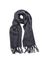 Donkerblauwe sjaal met ruffle detail American Vintage