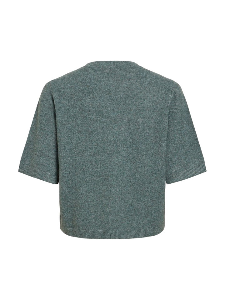 Groene cardigan met korte mouwen Viliga Vila 