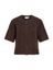 Donkerbruine cardigan met knopen Viliga Vila 