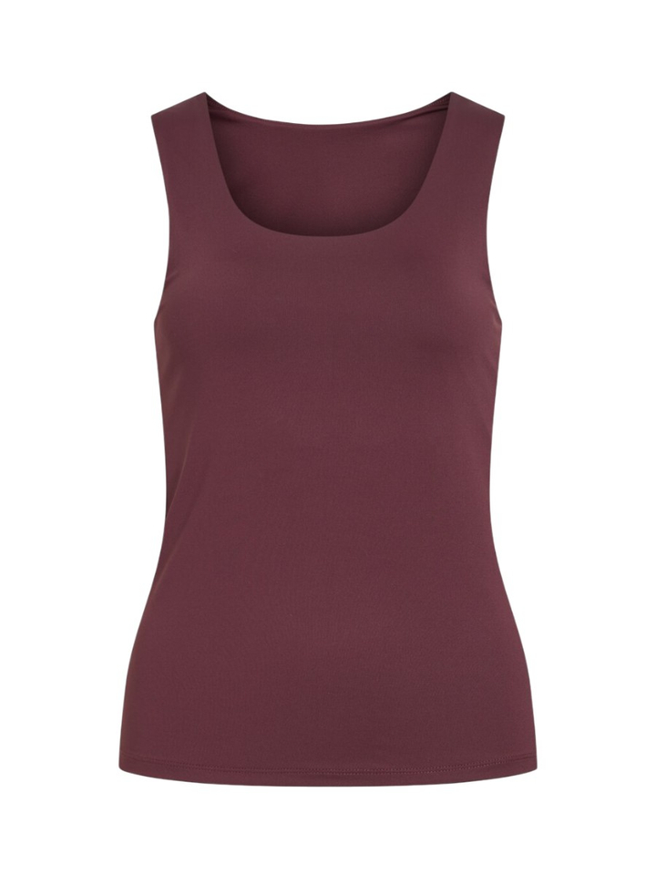 Bordeaux top in stretch Vikenza Vila 
