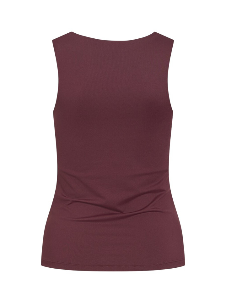 Bordeaux top in stretch Vikenza Vila 