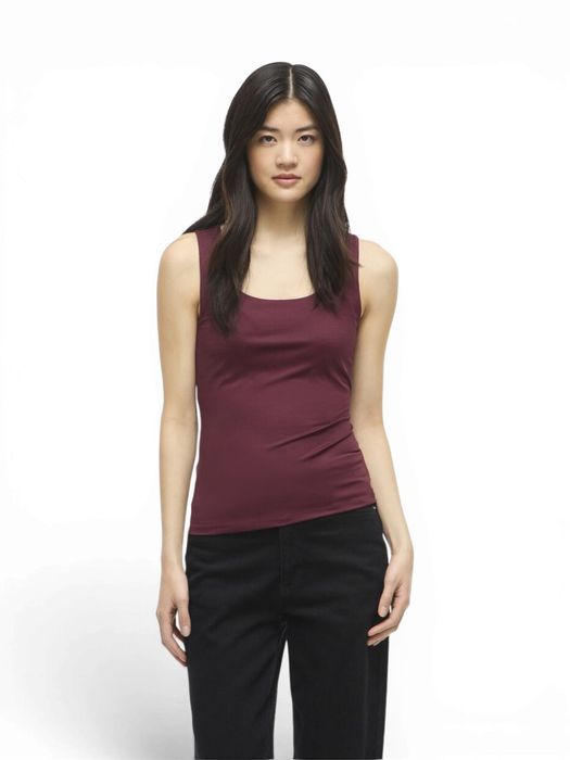 Bordeaux top in stretch Vikenza Vila