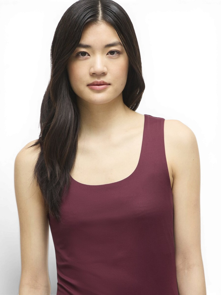 Bordeaux top in stretch Vikenza Vila 