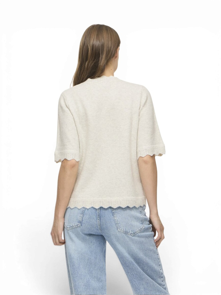 Beige pull met korte mouwen Vinkolina Vila 