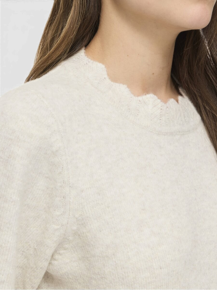 Beige pull met korte mouwen Vinkolina Vila 