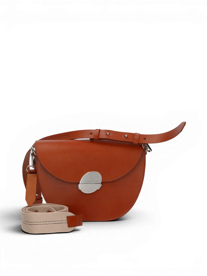 Cognac handtas Sico Bellerose 