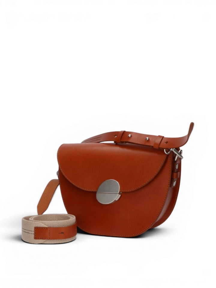 Cognac handtas Sico Bellerose 
