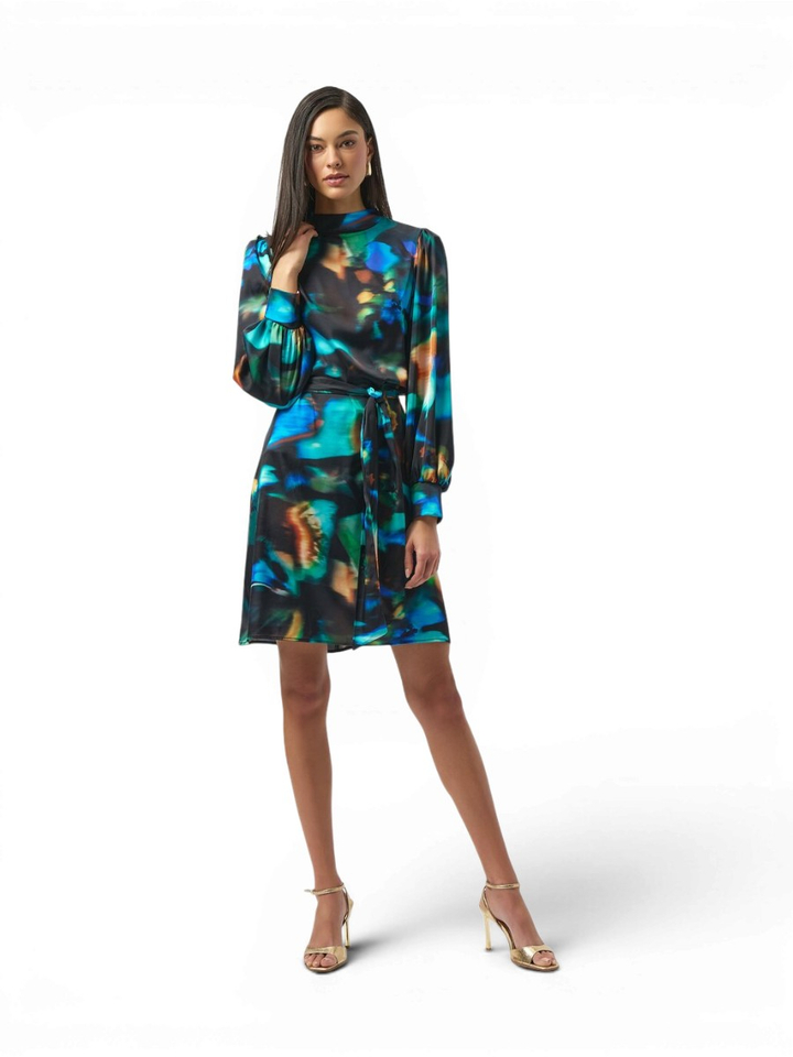 Multicolor jurk Joseph Ribkoff
