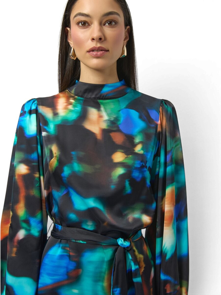 Multicolor jurk Joseph Ribkoff
