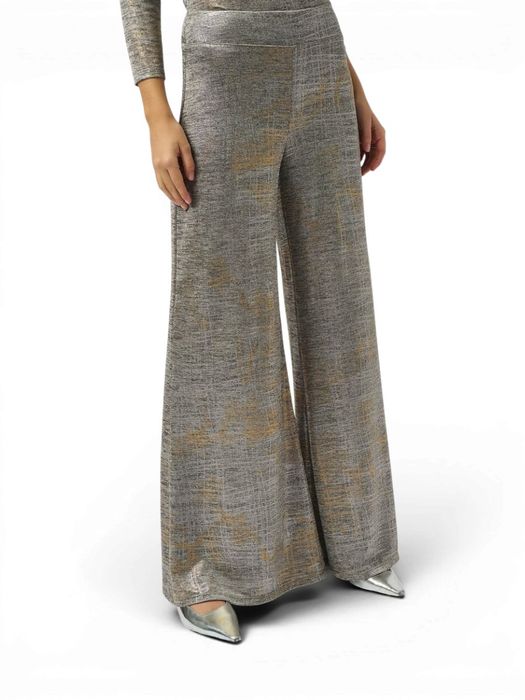 Goudkleurige soepelvallende broek met elastiek Joseph Ribkoff