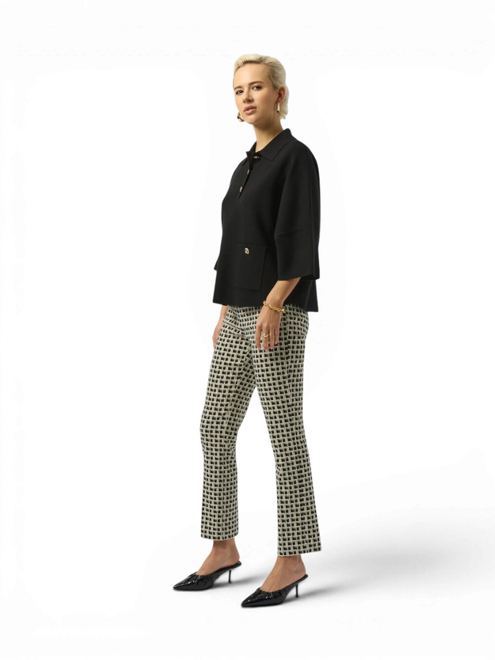 Broek met print en elastiek Joseph Ribkoff 