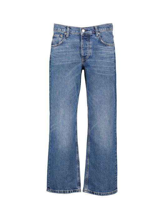 Blauwe jeans straight fit Lio Ju