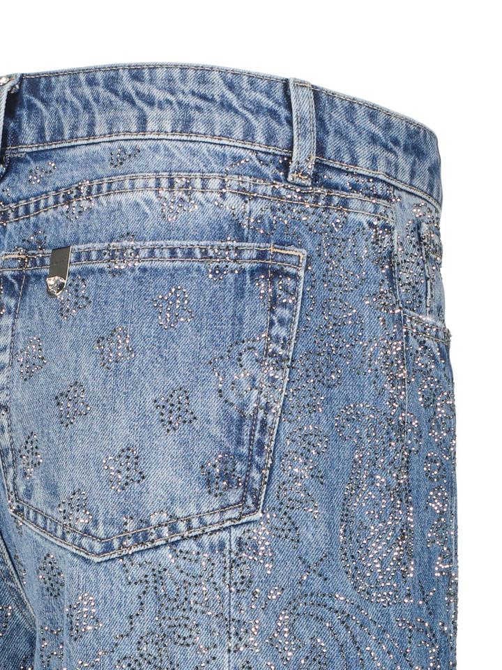 Blauwe balloon jeans met studs Liu Jo