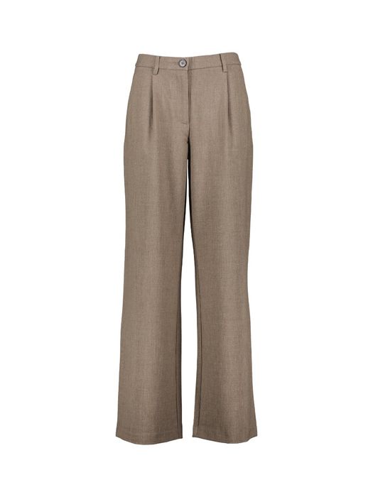 Beige geklede broek Vikari regulat waist Vila