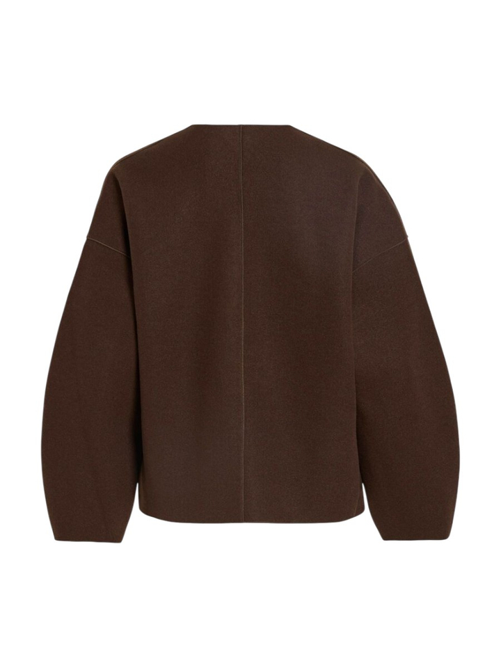 Donkerbruine vest Vila