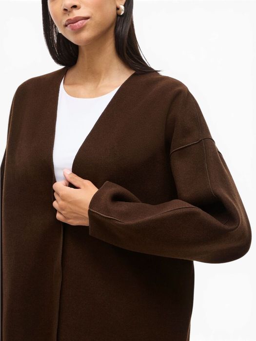 Donkerbruine vest Vila