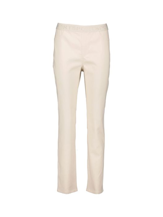 Beige broek met elastiek Marccain